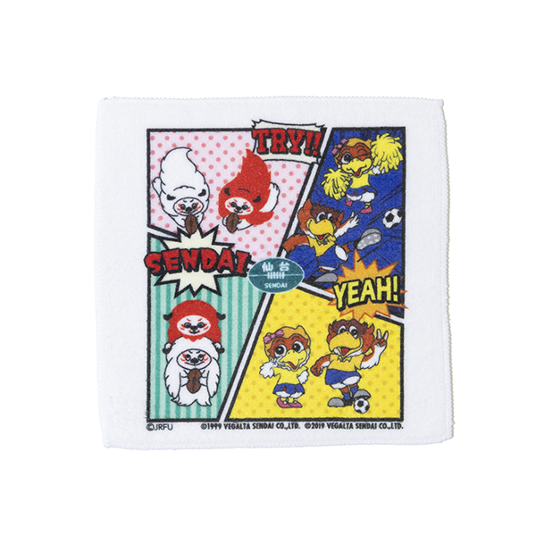 レンジー×ベガッ太＆ルターナ ミニハンカチ