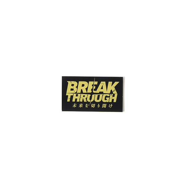 BREAKTHROUGH アクリルステッカー(BLK×GLD)